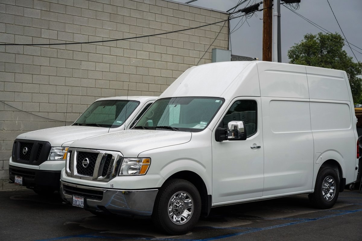 Nissan high-top cargo van